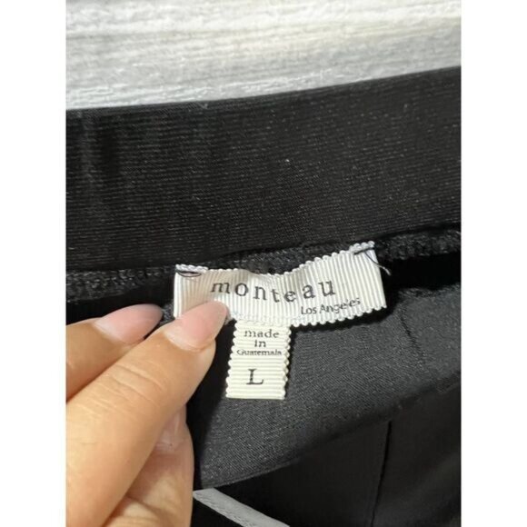 Monteau Cropped Wide Leg Pants Large NWOT - Picture 5 of 5